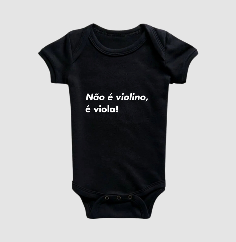 Não é violino, é viola!