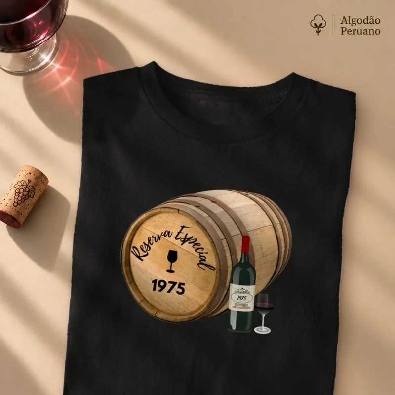 Camiseta Reserva Especial 1975 - Camiseta Algodão Peruano