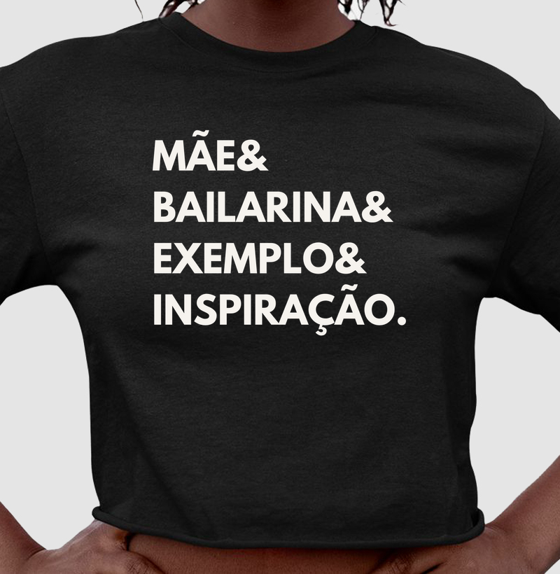 Mãe, bailarina, exemplo, inspiração