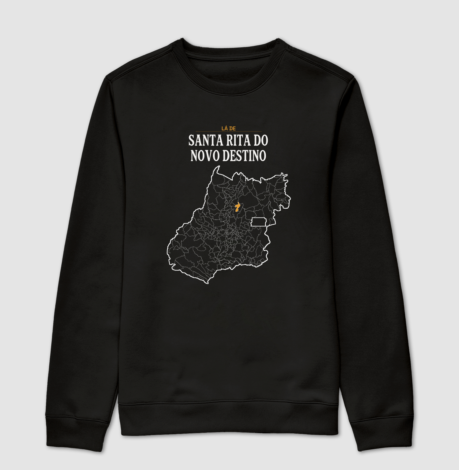 Santa Rita do Novo Destino | Território GO - Suéter Moletom