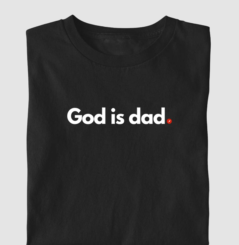 God is dad.  "Deus é pai"