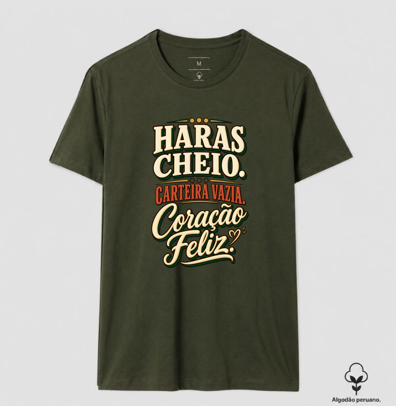 Haras cheio. Carteira vazia. Coração feliz.