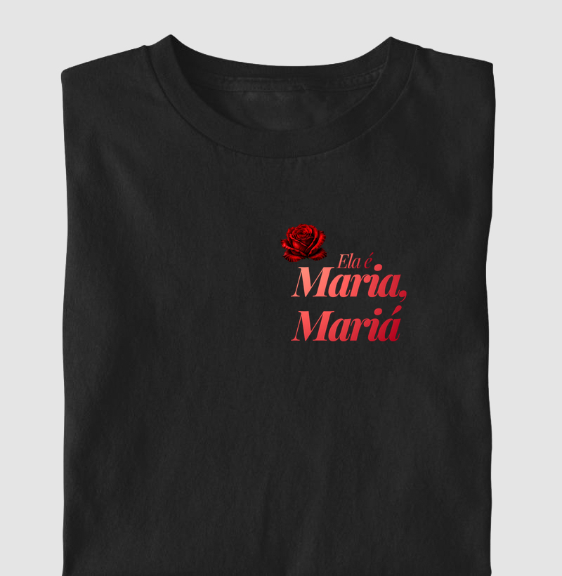 Ela é Maria, Mariá (com rosa)