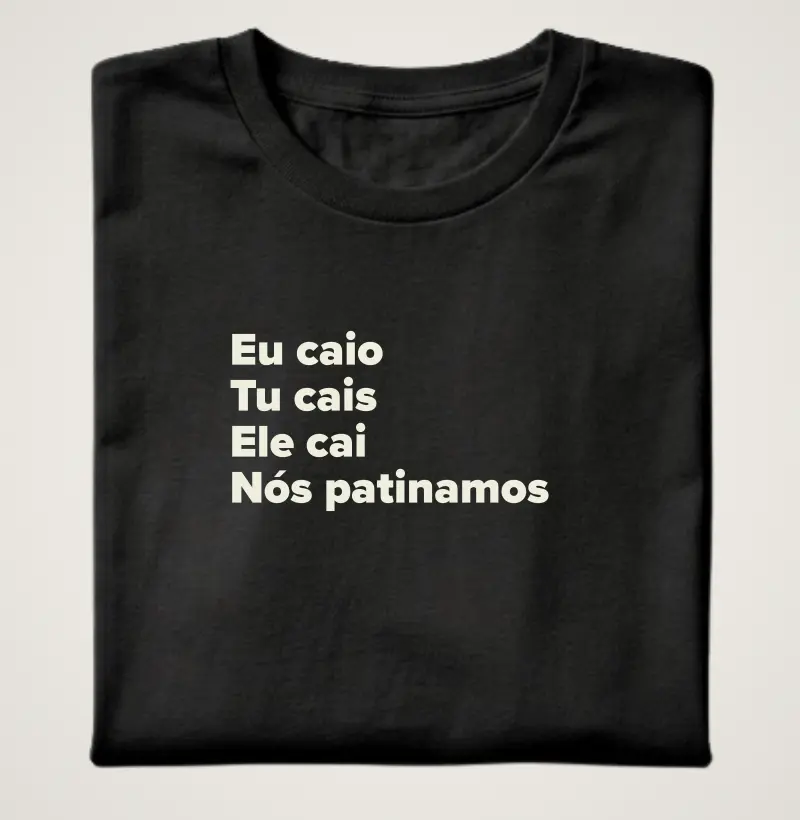 Nós patinamos