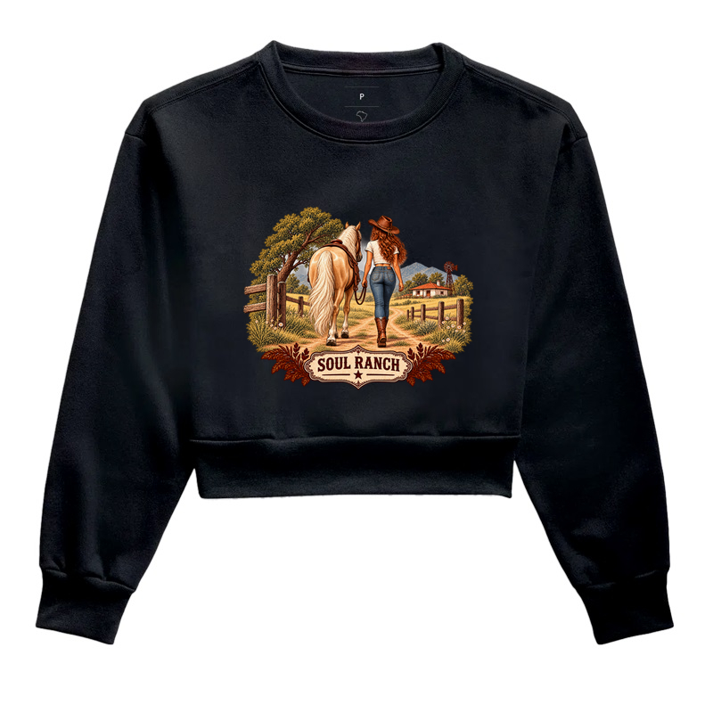 Moletom Cropped Caminho de Casa - Cropped Moletom