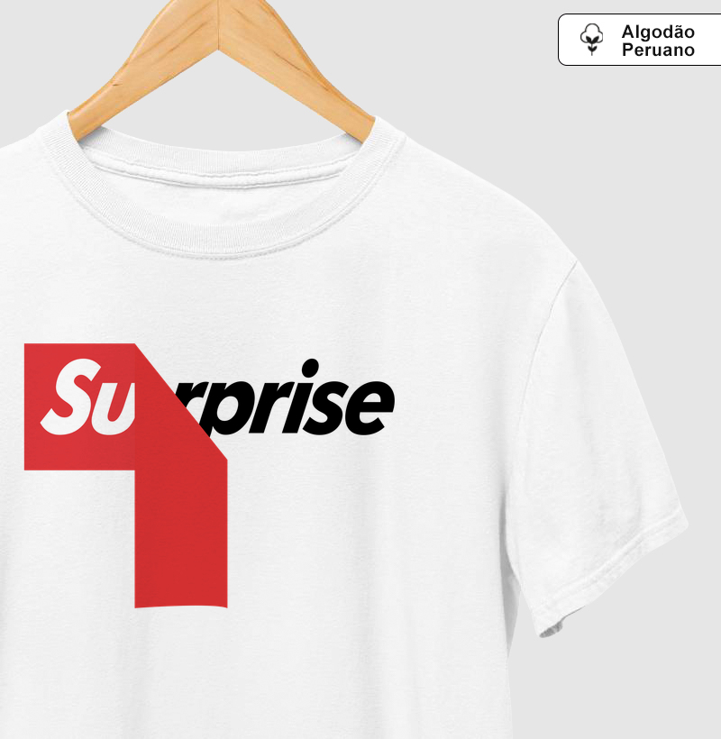 Camiseta Algodão Peruano Surpresa - Camiseta Algodão Peruano