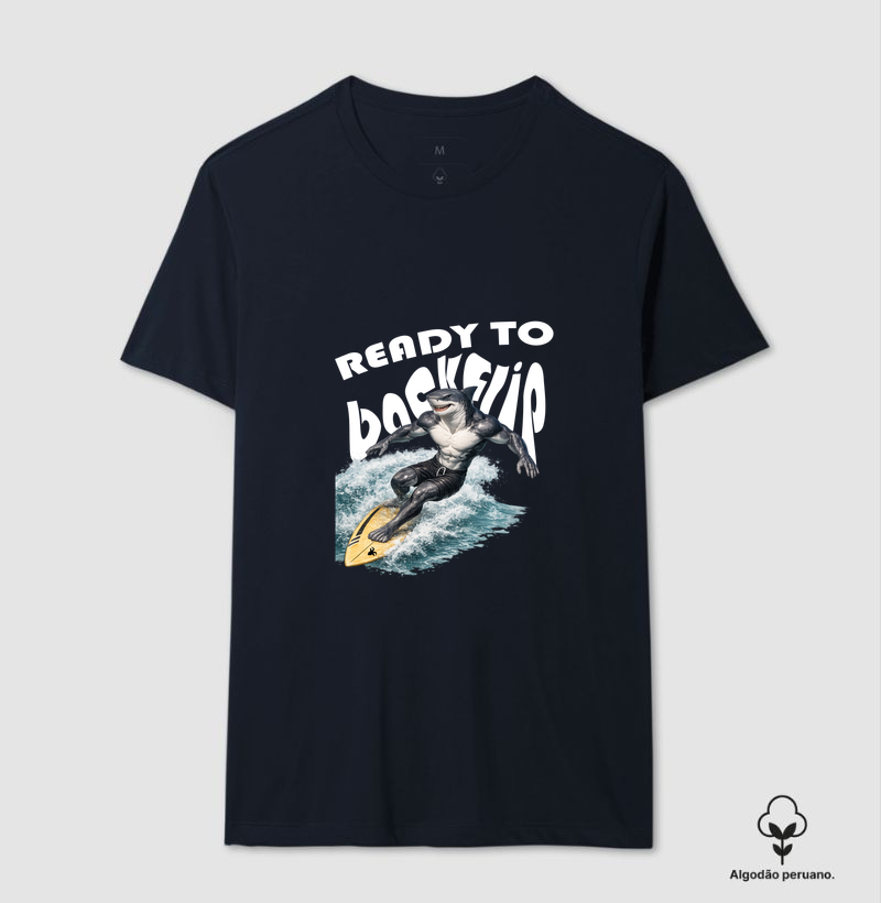 Camiseta Tubarão - Ready to Backflip