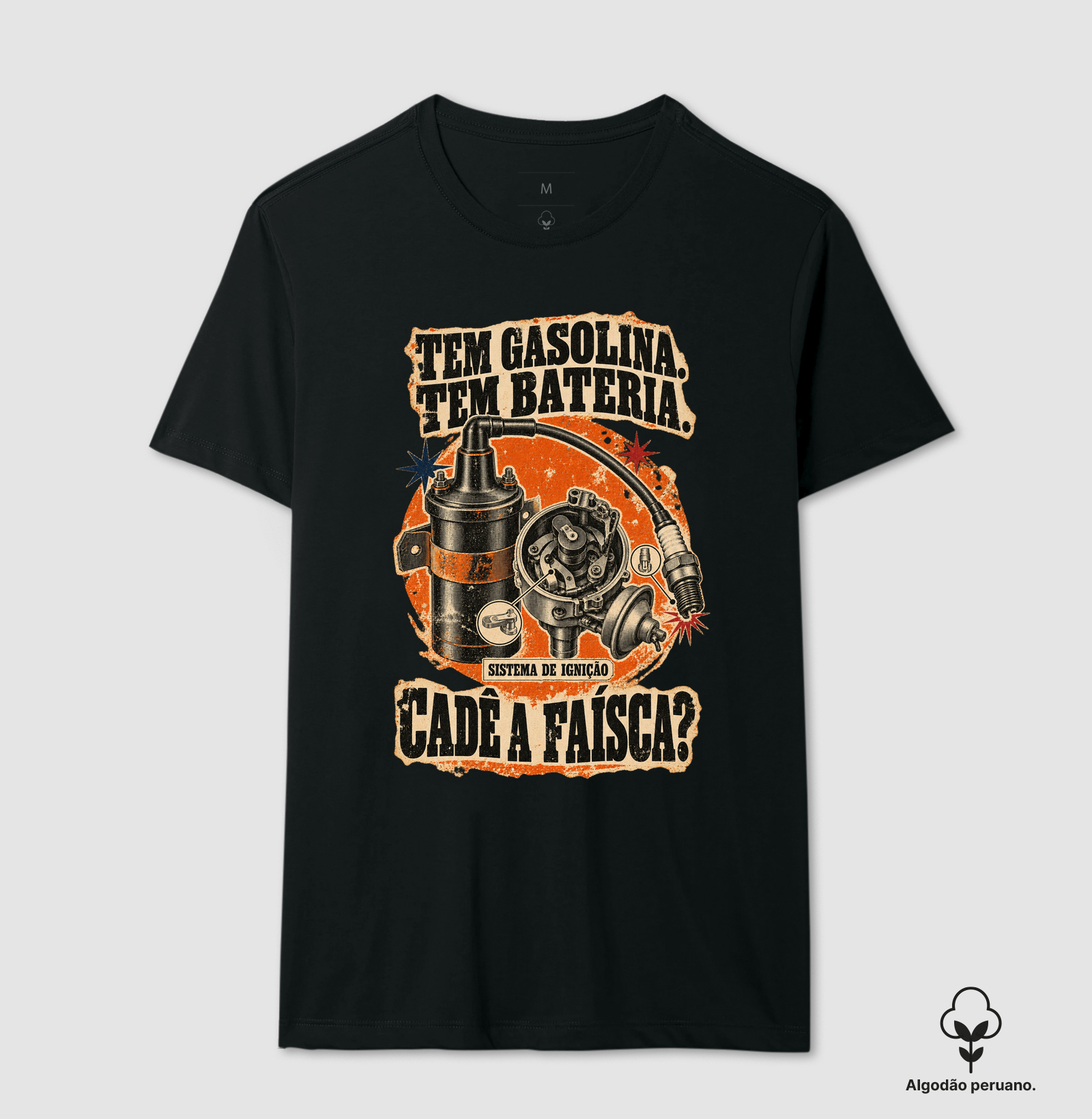 Camiseta Ignição - Camiseta Algodão Peruano