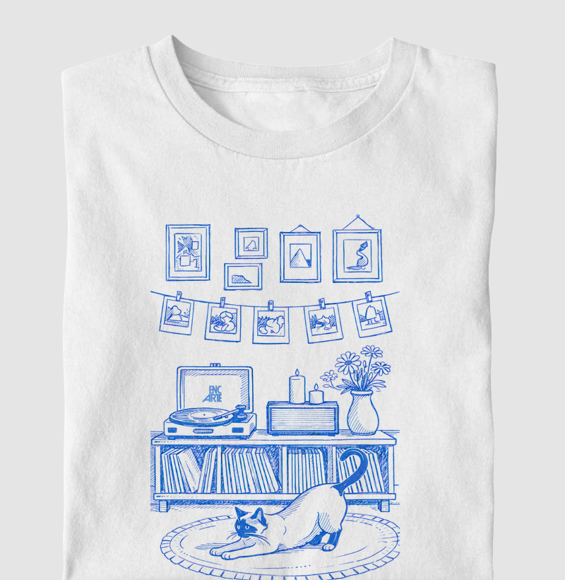 Camiseta Gato Analógico