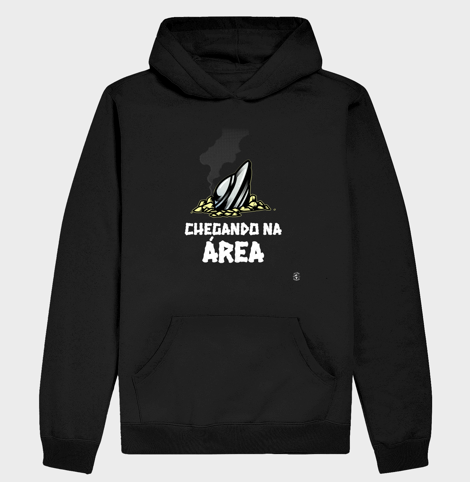 Hoodie Moletom "Chegando na Área"