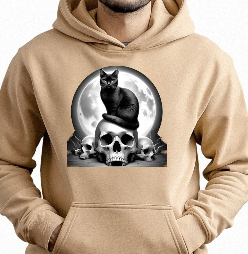 GATO PRETO CAVEIRA - Reserva.Ink 
