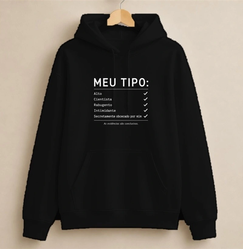 Meu tipo: Alto e Rabugento - Hoodie Moletom