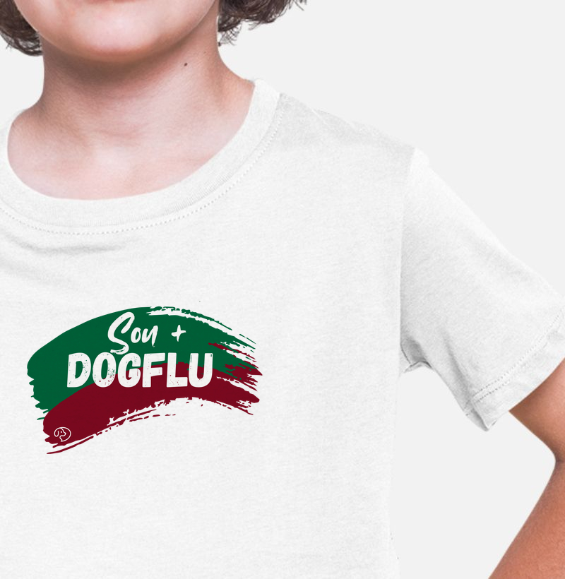 Sou + DogFlu - Camiseta Infantil