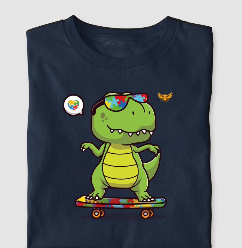 Autismo Dinossauro Skate