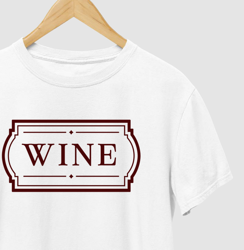 Camiseta Vinho - Wine Classic