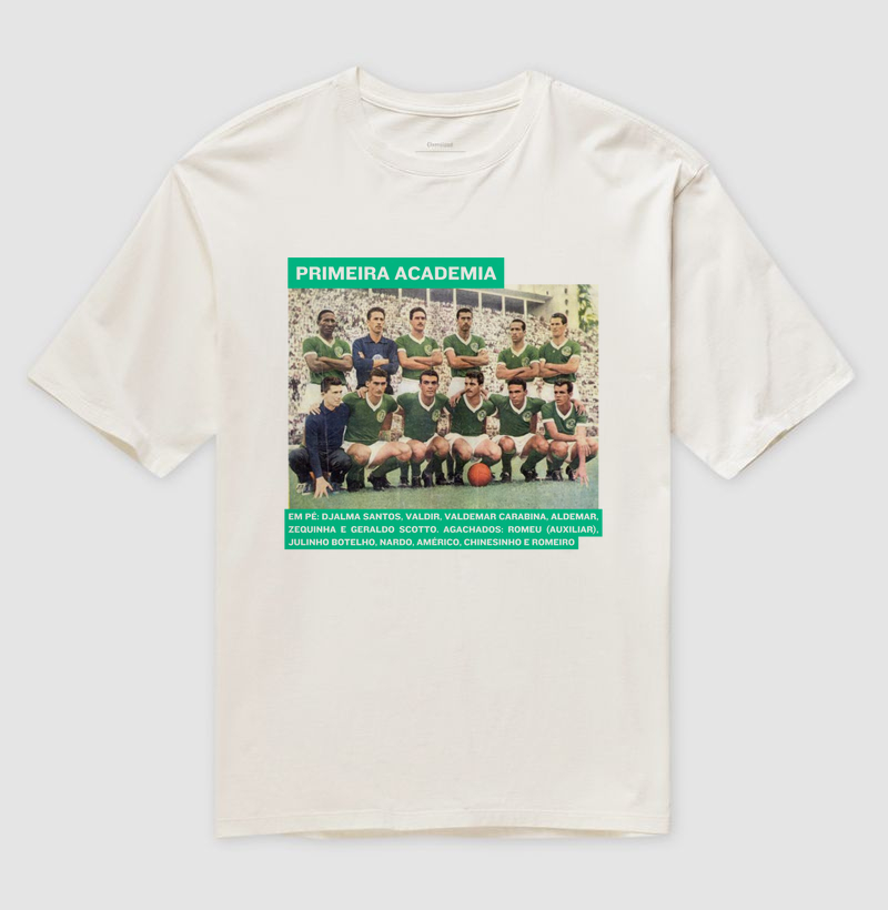 Camiseta Oversized - Primeira academia