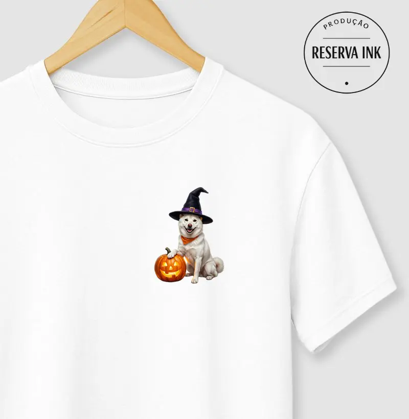 Shiba Inu Branco - Halloween
