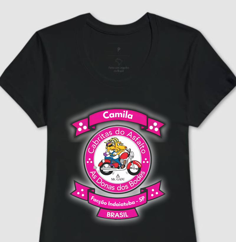 Personalizada Cabritas do Asfalto- Cunhada Camila