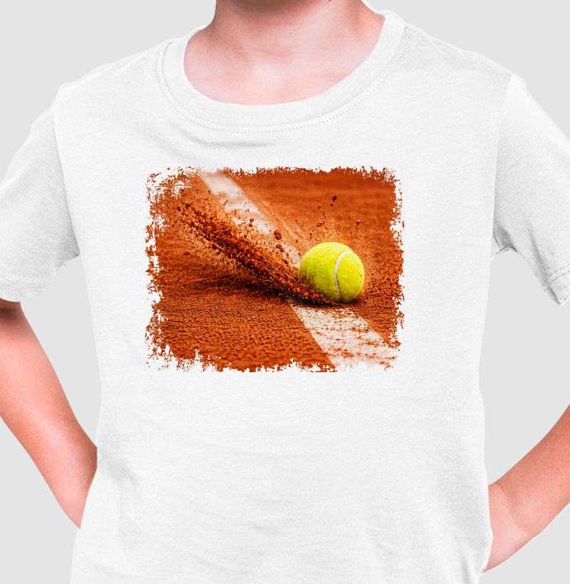 Bolinha no Saibro - Camiseta Infantil
