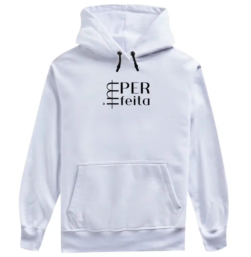 Moletom IMperfeita preto e branco