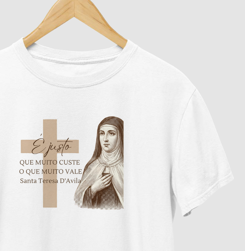 Camiseta É justo que muito custe
