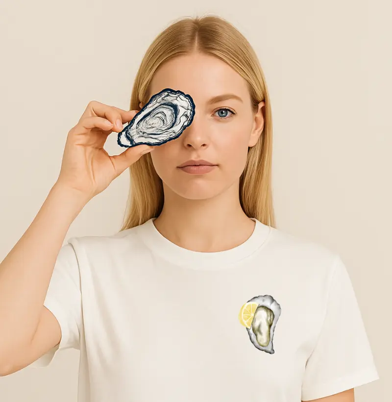 Camiseta Ostra Color Fresh