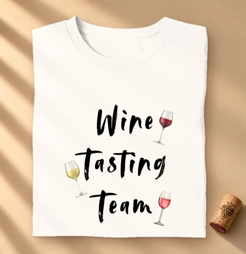Camiseta Vinho - Wine Tasting Team