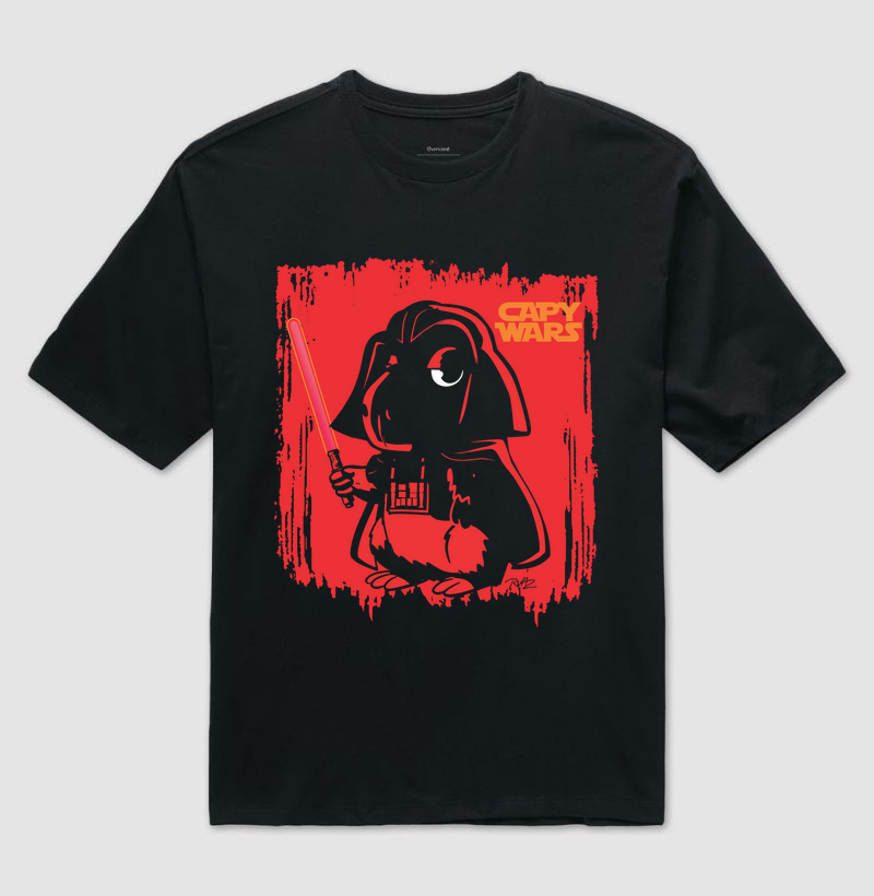 Camiseta Capy Vader 2 - Camiseta Oversized