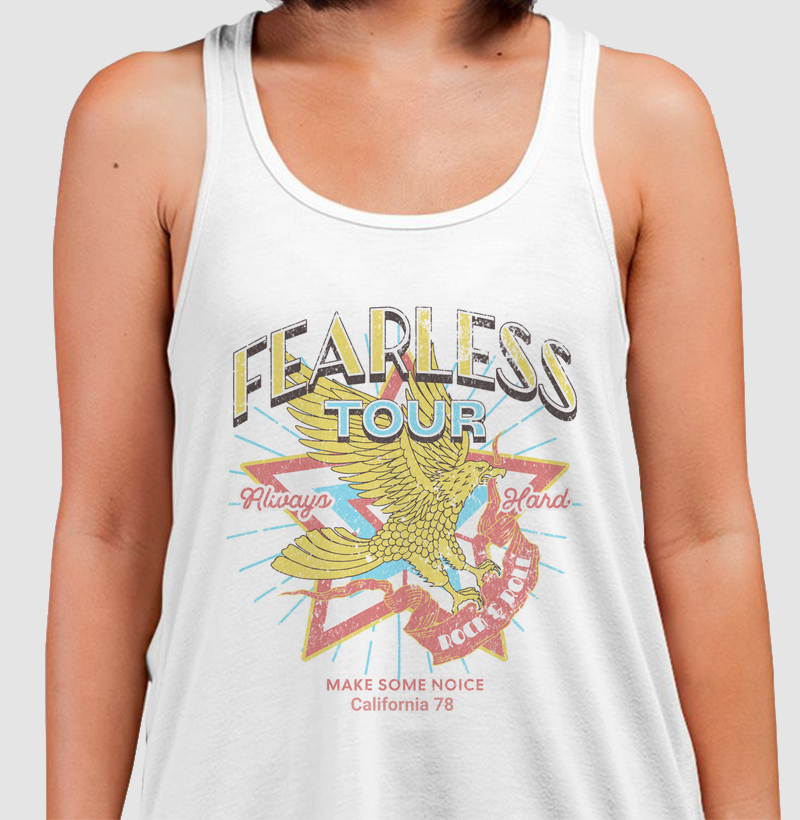 Fearless Tour - Make Some Noise - California 78 - Camiseta Regata