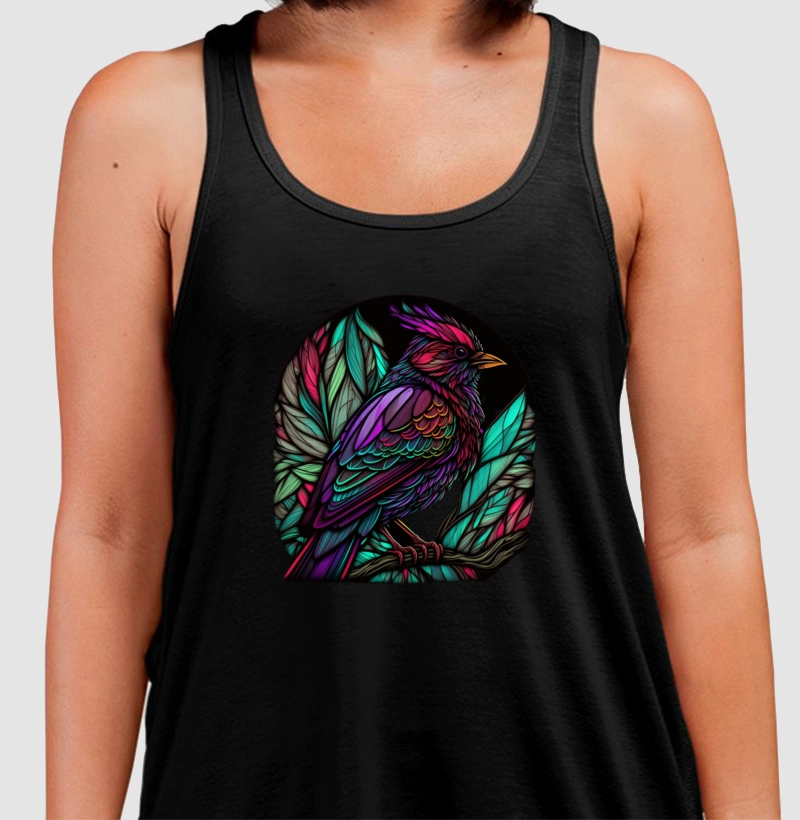 Bird Stained Glass Style II - Regata