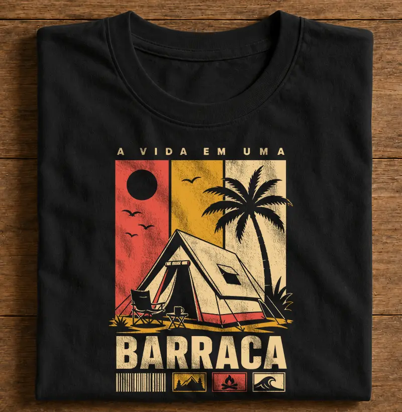 A vida em uma barraca - Camping