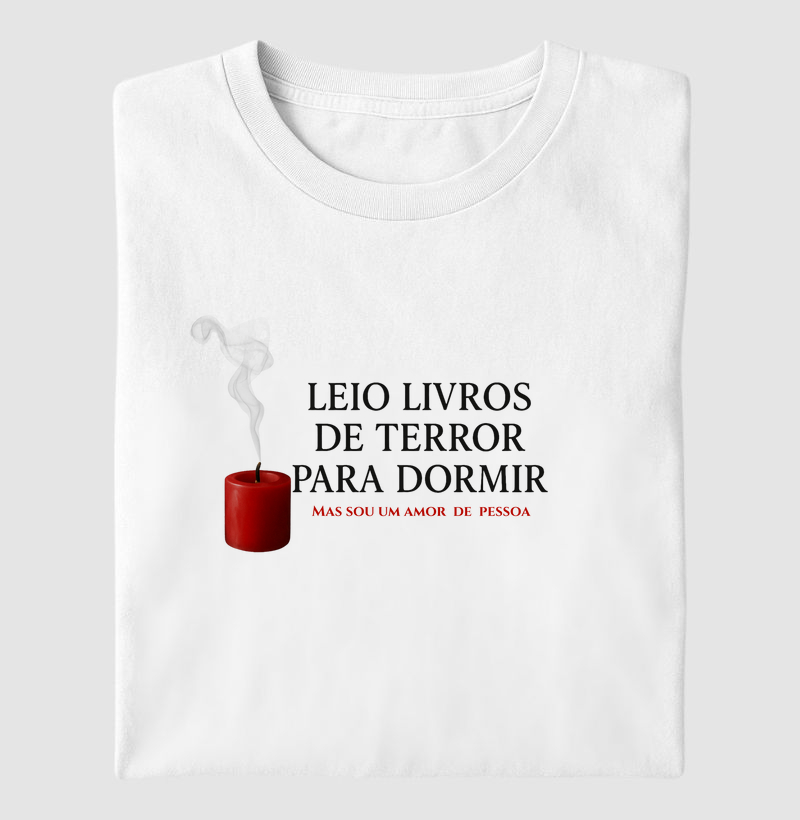 “Leio livros de terror para dormir” — e ainda assim sou um amor de pessoa.