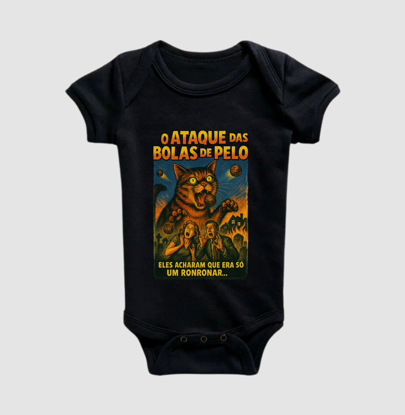 Camiseta Ataque das Bolas de Pelo