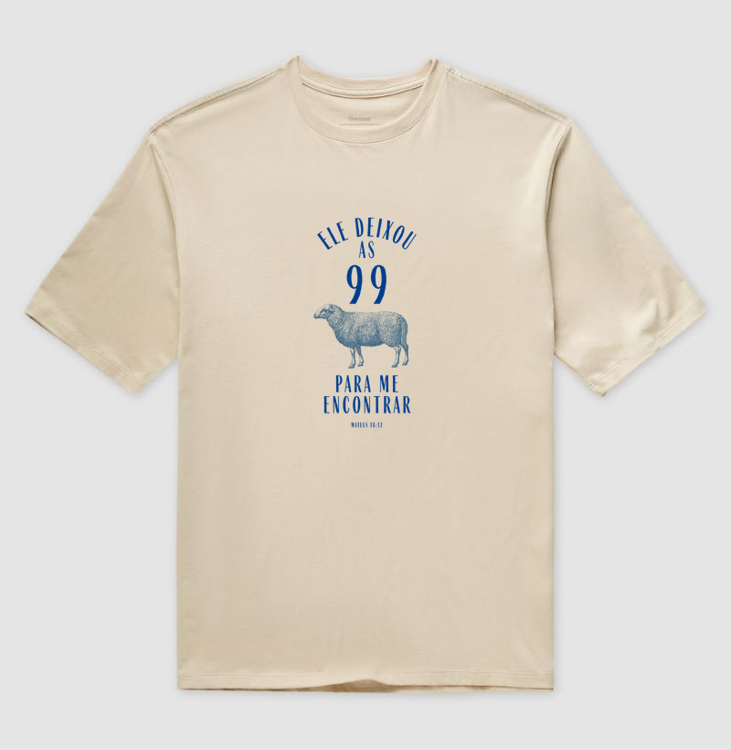 Camiseta Oversized 99 Ovelhas