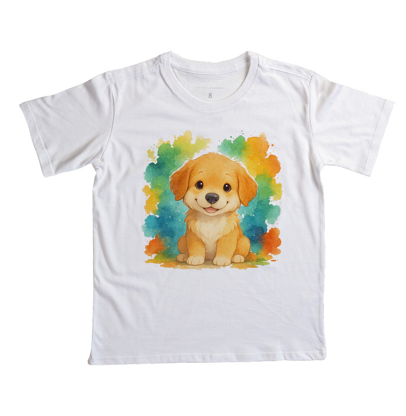 Cachorro - estilo aquarela (infantil)