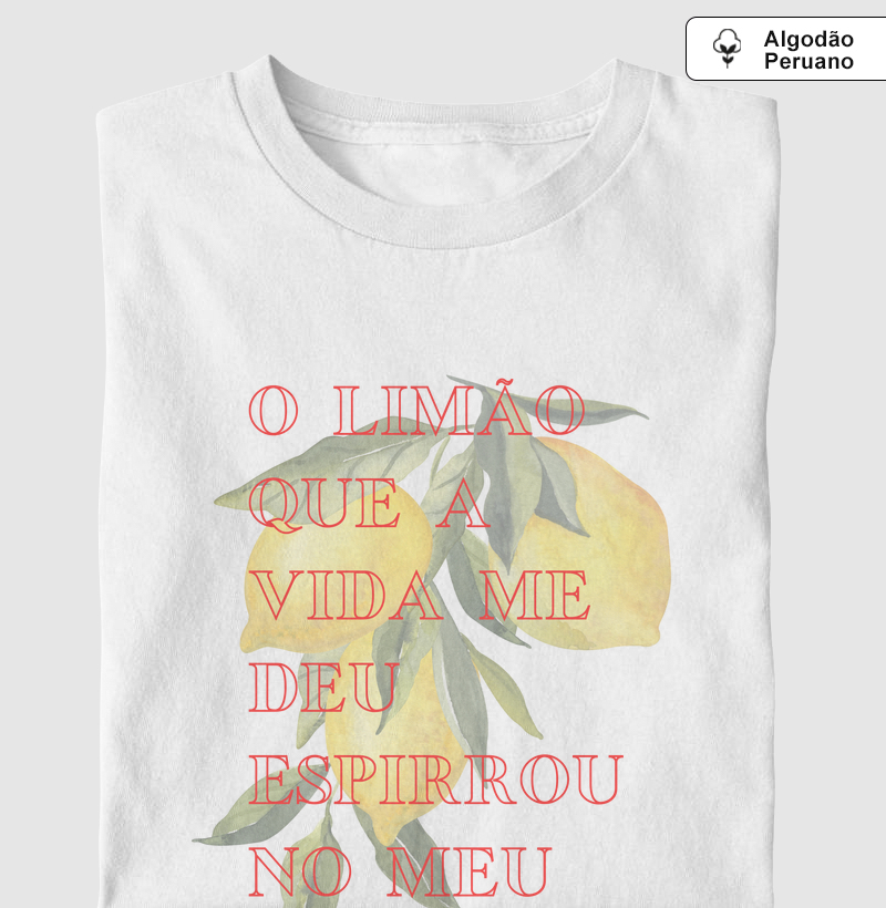 Camiseta Limão Pima