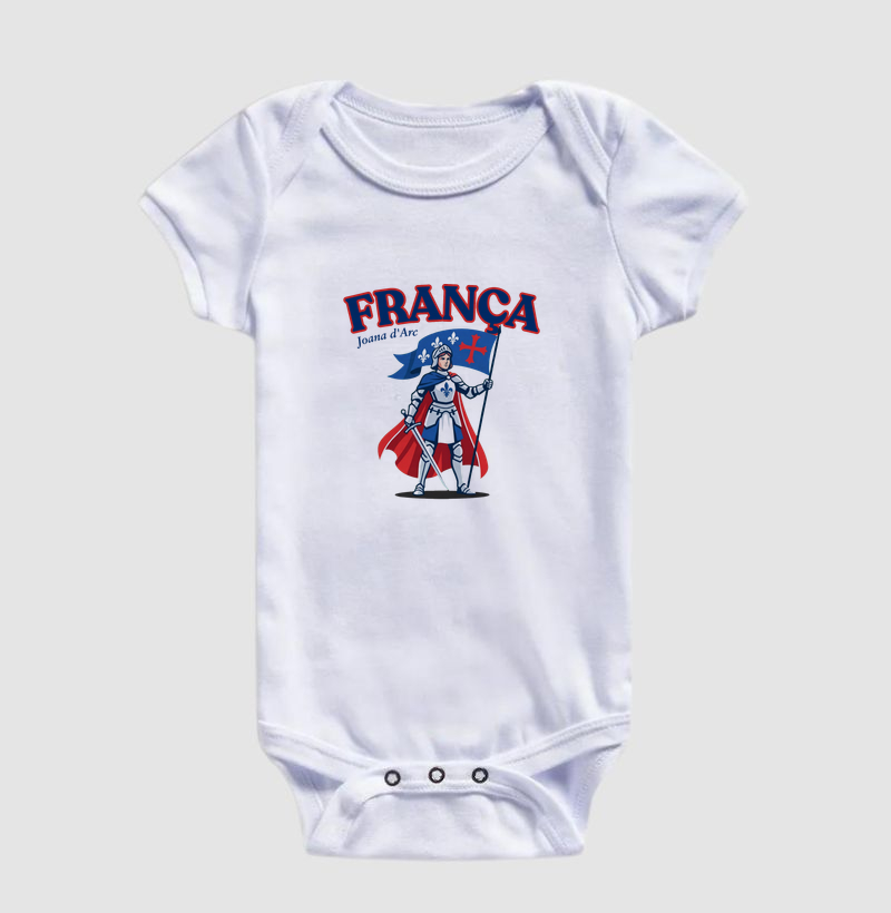 Body Infantil França Joana d’Arc