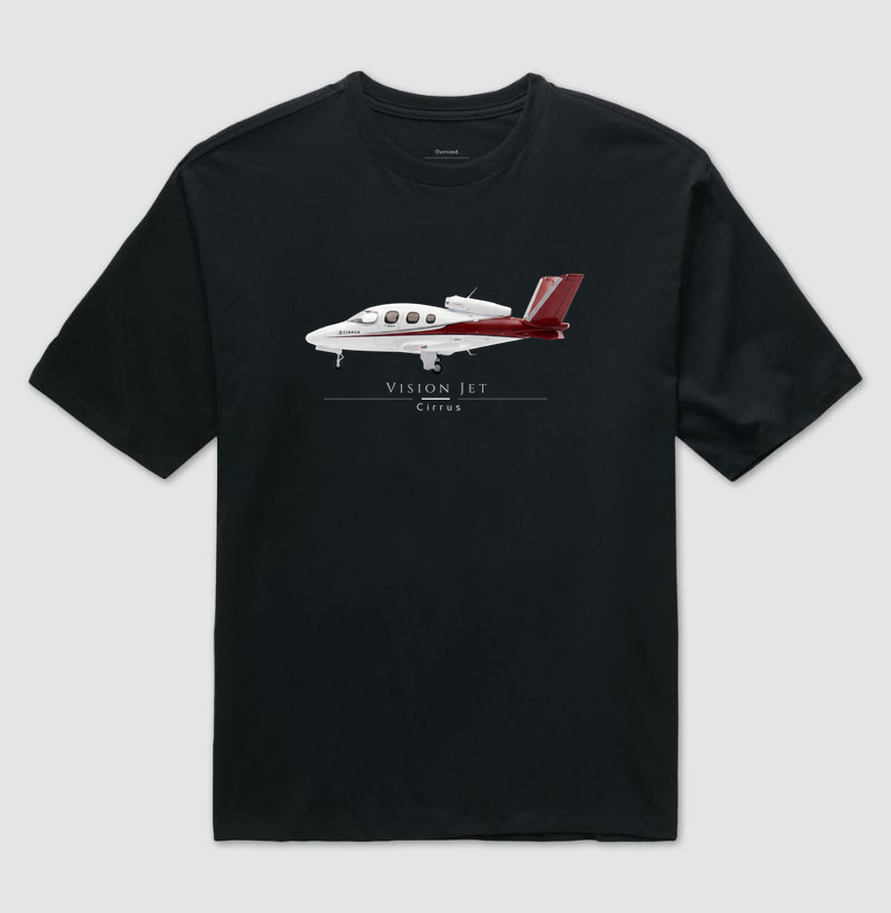 Cirrus G2 Vision Jet  - Profile - Camiseta Oversized
