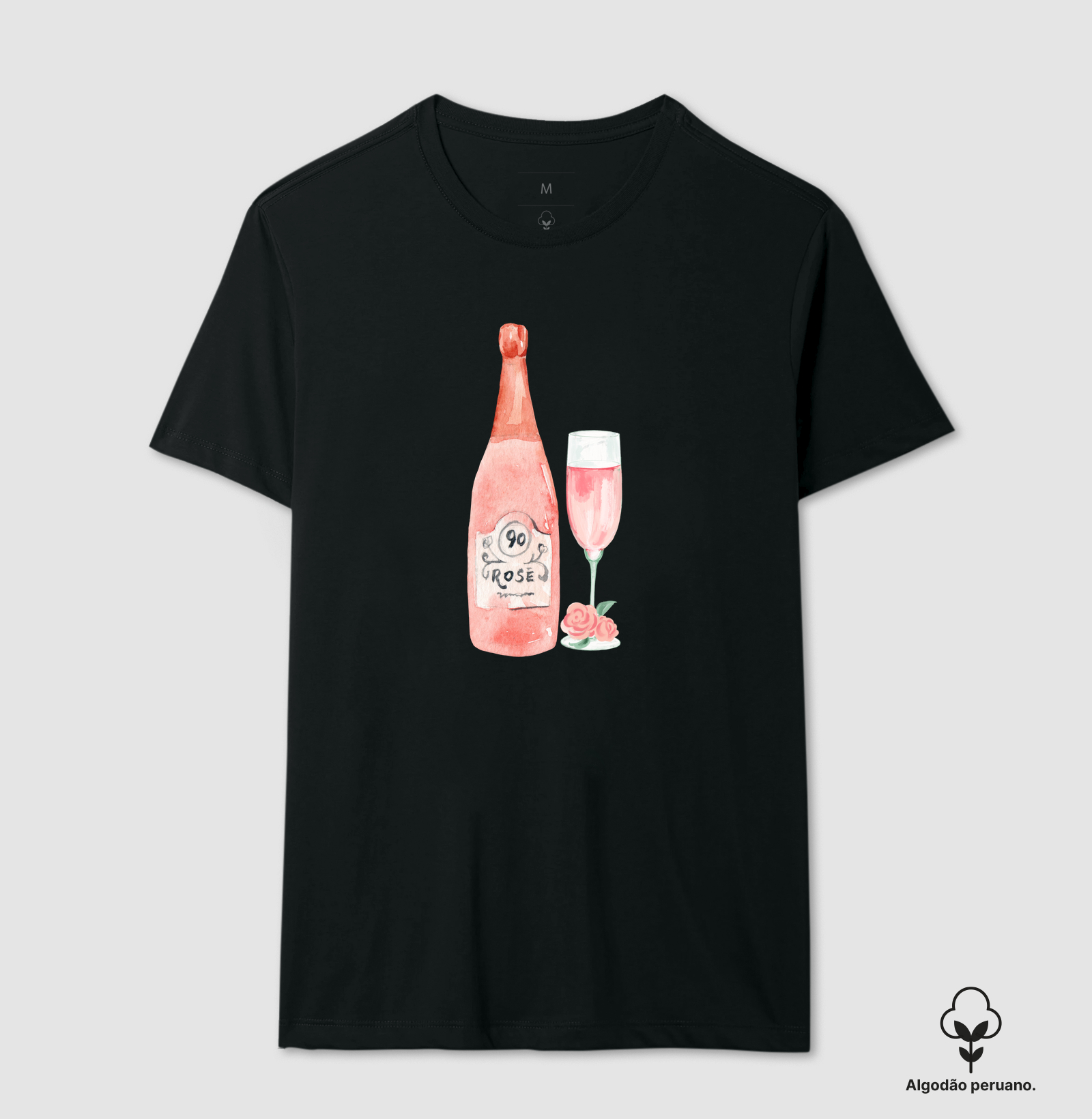 Camiseta Rosé Elegante