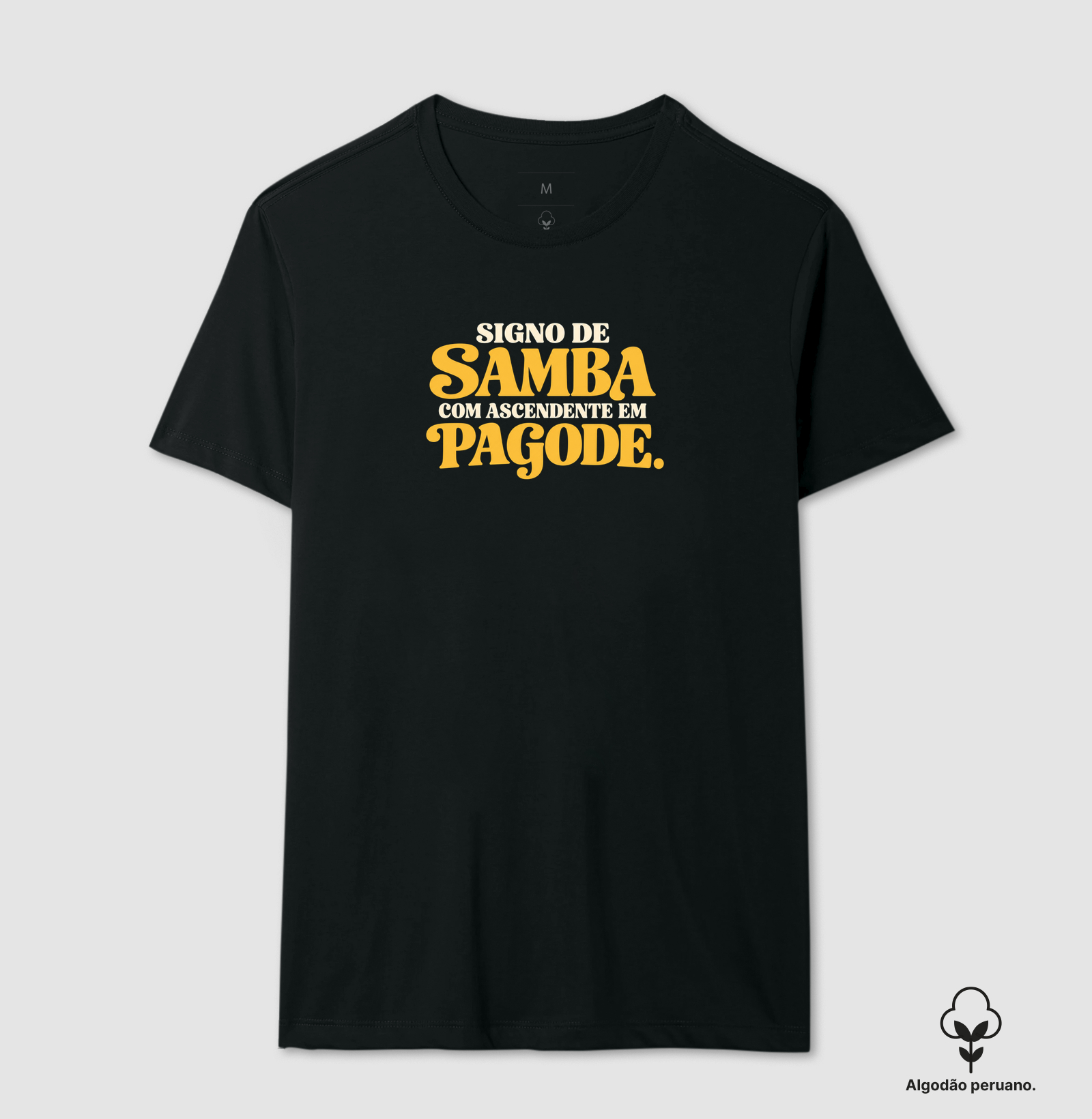 Ascendente em Pagode - Camiseta Algodão Peruano