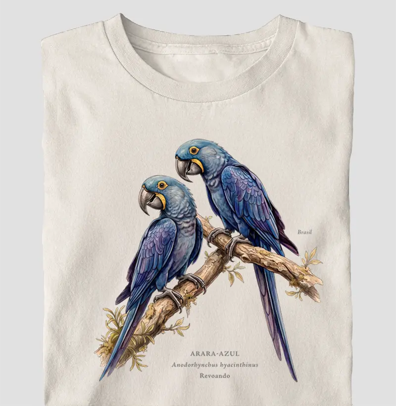 Naturalistas - Arara-azul - Oversized