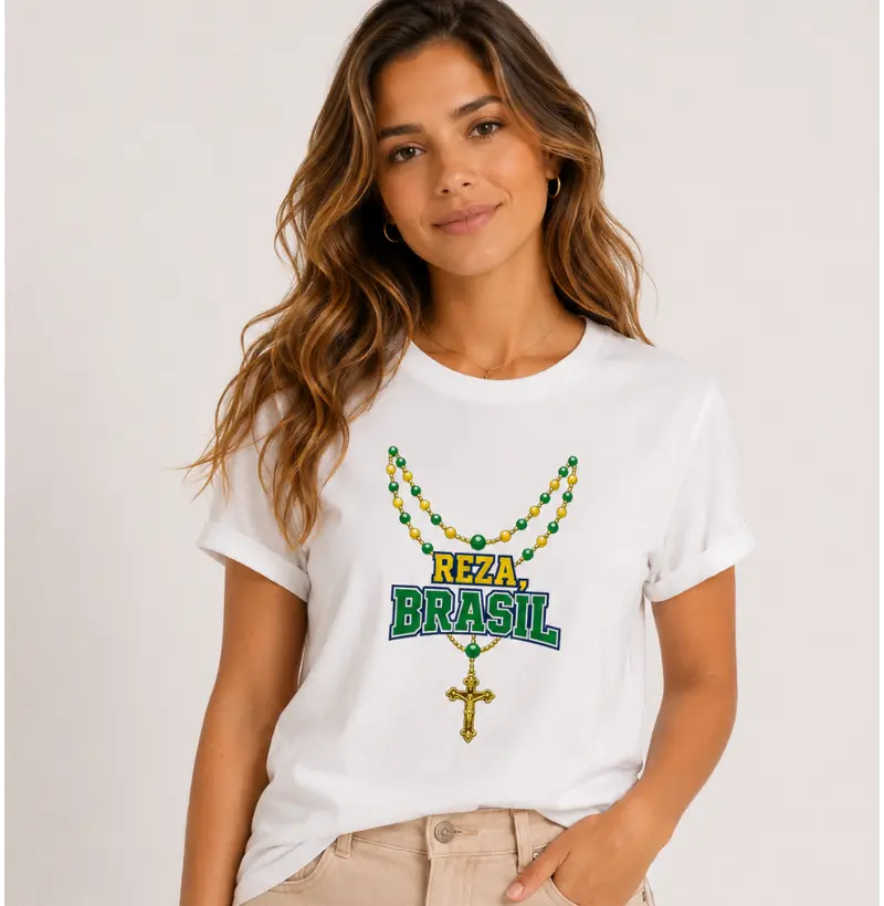 Camiseta REZA BRASIL