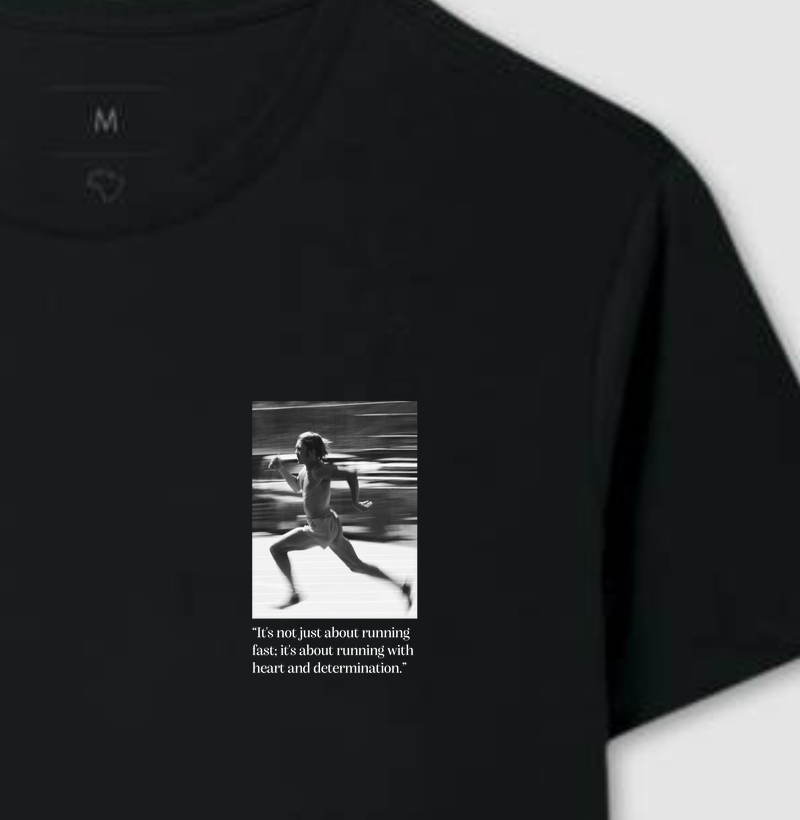 It's about running with heart