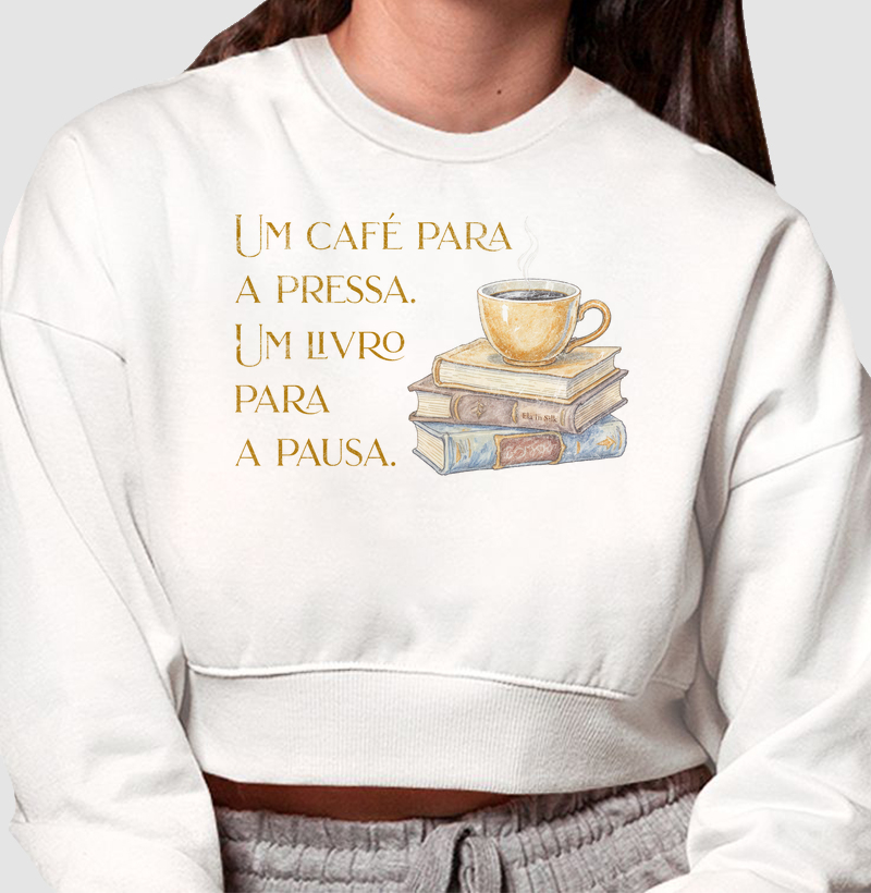 Um café para a pressa. Um livro para a pausa.