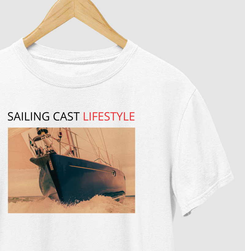 Camiseta Algodão Sailing Cast Lifestyle