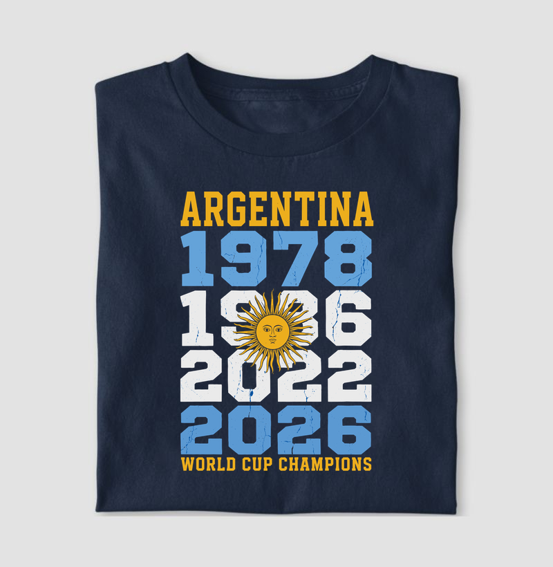 ARGENTINA 1978 - 2026 WORLD CUP CHAMPIONS