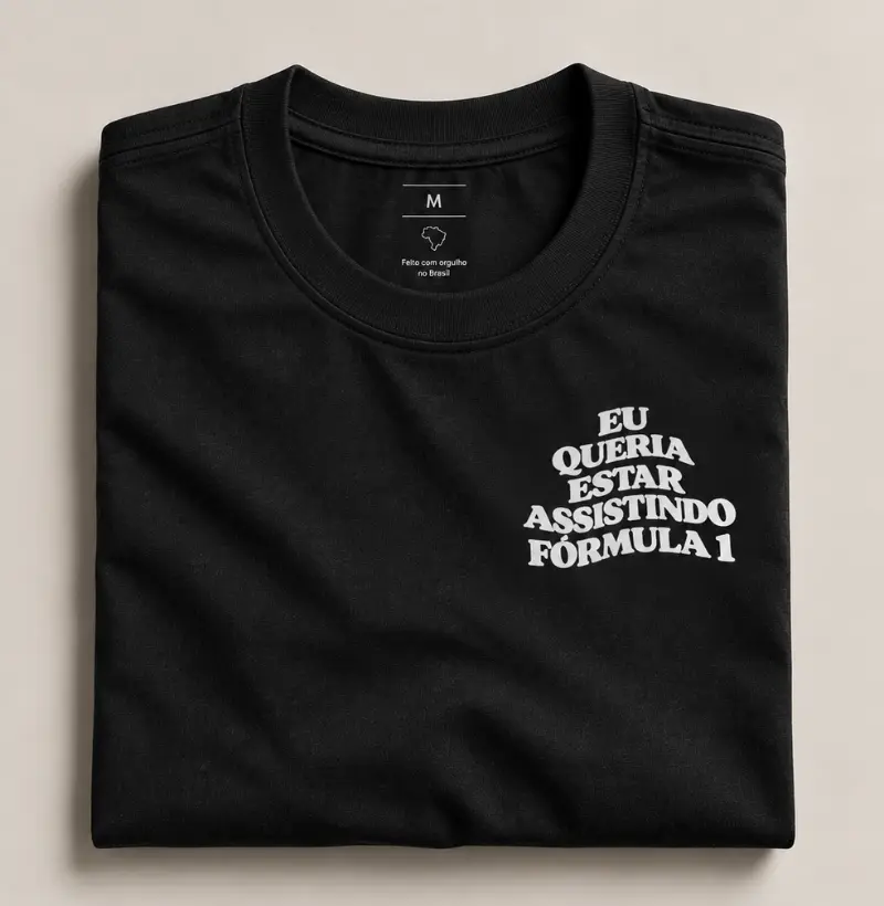 Eu queria estar assistindo fórmula 1