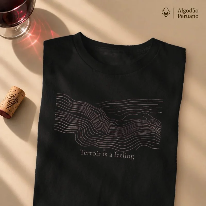 Camiseta Terroir is a Feeling - Camiseta Algodão Peruano