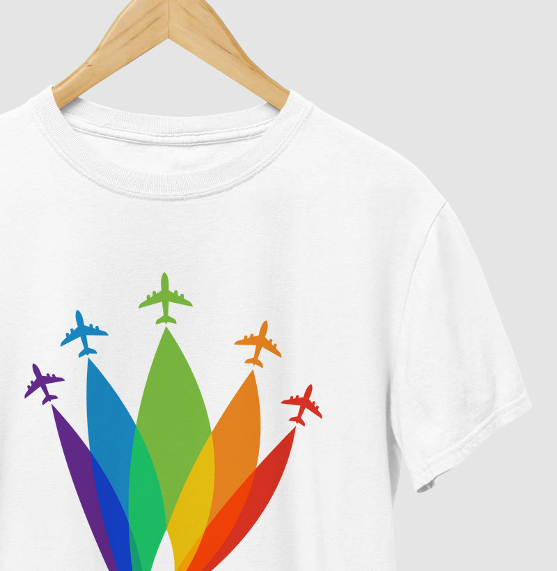 Aviões coloridos