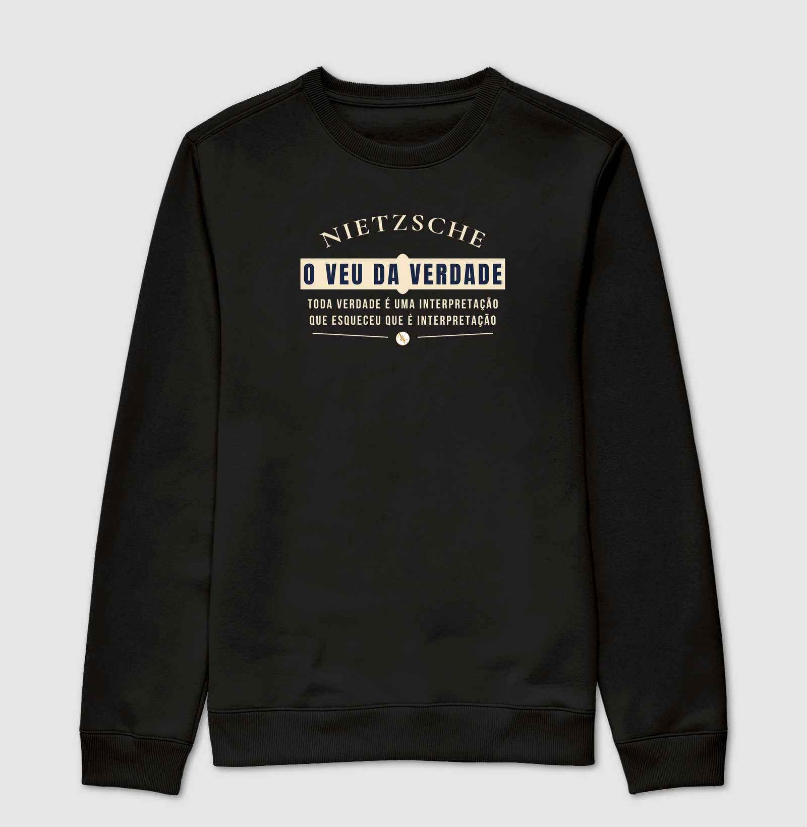 Camiseta Filosófica Nietzsche | Estampa O Véu da Verdade.